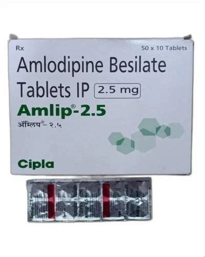 Amlip Mg Amlodipine Besilate Tablets X Non Prescription At Rs