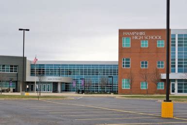 Hampshire High School, Hampshire IL | Hampshire High School Senior Gift | Athletic Hallway Mural