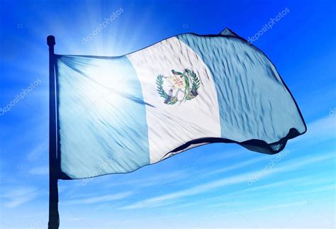 Guatemala Flag Waving On The Wind — Stock Photo © Flogeljiri 42020545