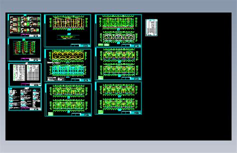 上海高层住宅区中的某住宅楼电气图autocad 2007模型图纸下载 懒石网
