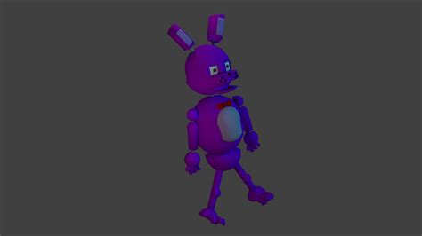 3D Bonnie Model [BLENDER] by Elite151 on DeviantArt