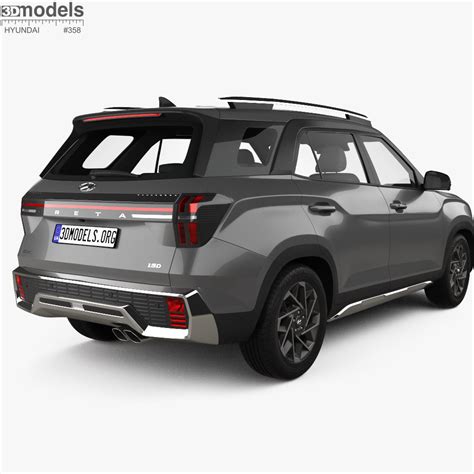 Hyundai Creta Grand 2025 3d Model Download Crossover Suv On