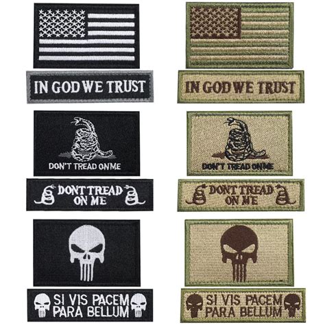 Bundle 12 pieces USA Flag Patch Tactical American Flag Military Morale ...