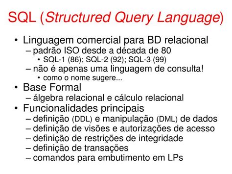 Ppt Sql Structured Query Language Powerpoint Presentation Free Download Id4685871