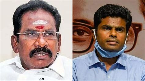 War Of Words Between Aiadmk Bjps Annamalai Over Just State President