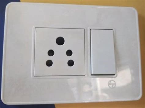 5 Pin Modular Switch Socket Combination Polycarbonate At Rs 16 In Bengaluru