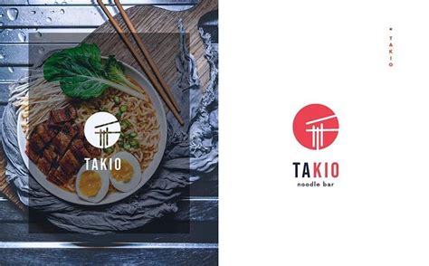 P Idea Realisations Di Instagram Takio Logo Noodle Bar In A City