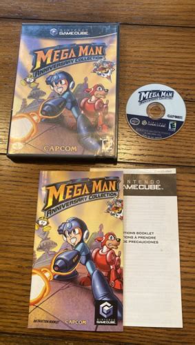 Nintendo Gamecube Mega Man Anniversary Collection With Manual Tested