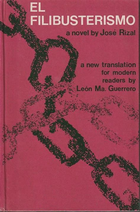 El Filibusterismo Subversion By Jose Rizal Hardcover Second