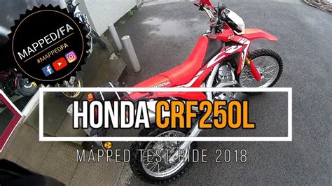 MAPPED Honda CRF250L Test Ride YouTube