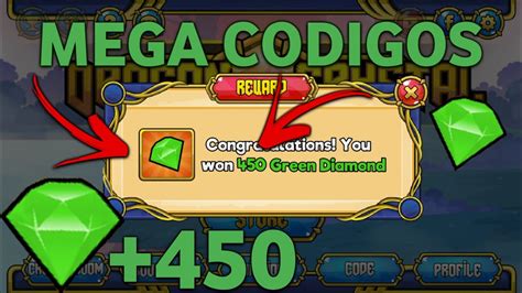 Mega Codigos De Diamantes Verde Dragon Crystal Youtube