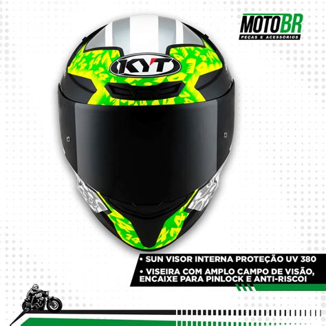 Capacete Kyt Tt Course Arbolino Modelo Piloto