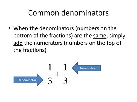 Lowest Common Denominator Examples