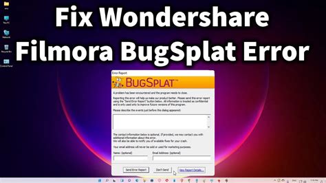 How To Fix Filmora Bugsplat Error On Windows Tips Tricks Eroppa