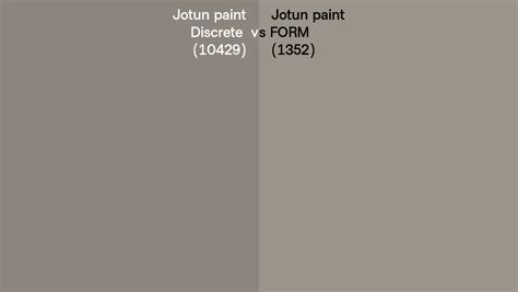 Jotun Paint Discrete Vs Form Side By Side Comparison