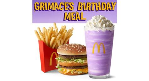 Mcdonalds Grimace Is Getting A Birthday Meal Learn The History Of