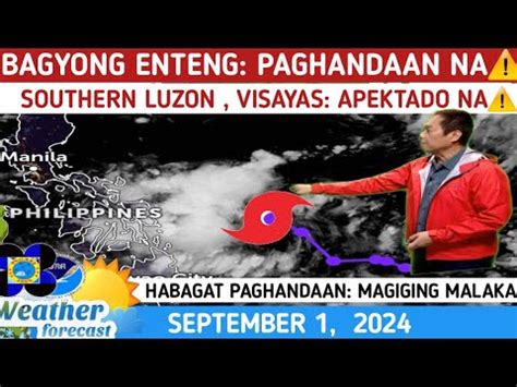 Bagyong Enteng Paghandaan Visayas Apektado Na Tingnan Weather