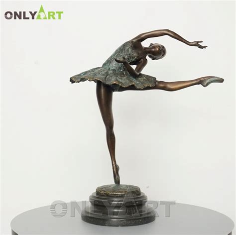 Bronze Ballet Dancer Sculpture Ballerina Dance Statue Onlyart