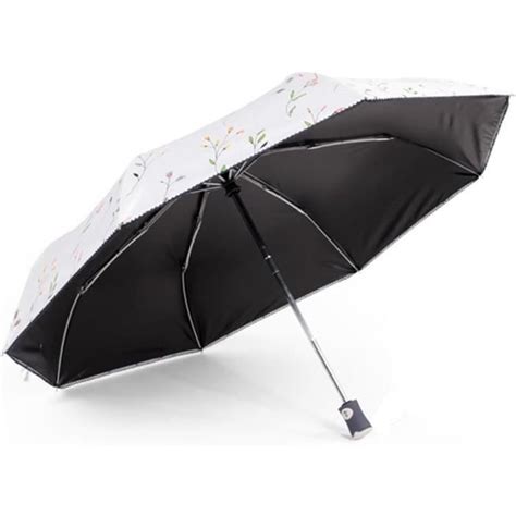 Parapluie Coupe Vent Plianttrois Plis Compact Poids Léger Anti Uv