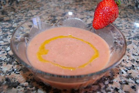 Gazpacho De Fresas Qu Rico