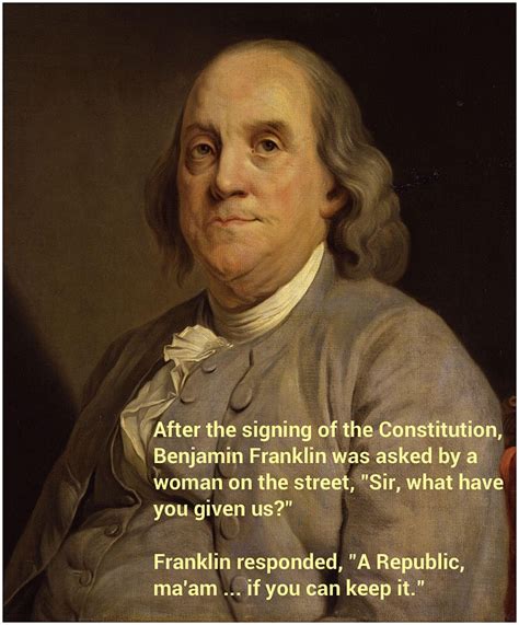 A Republic If You Can Keep It Quote - ShortQuotes.cc