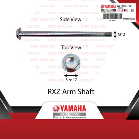 Yamaha Original Rxz Milli Cata Catalyzer Arm Shaft K