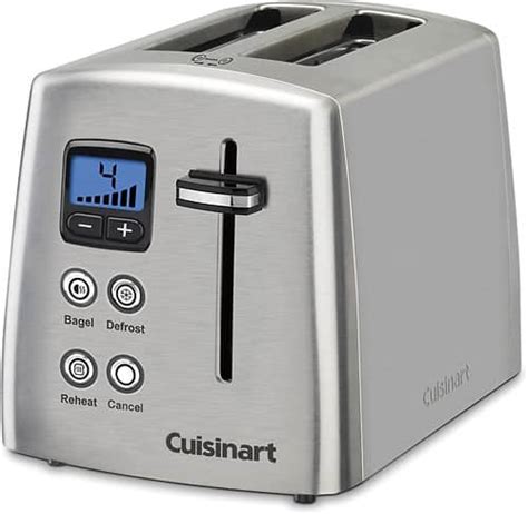 Customer Reviews Cuisinart 2 Slice Wide Slot Toaster Stainless Steel Cpt 415 Best Buy