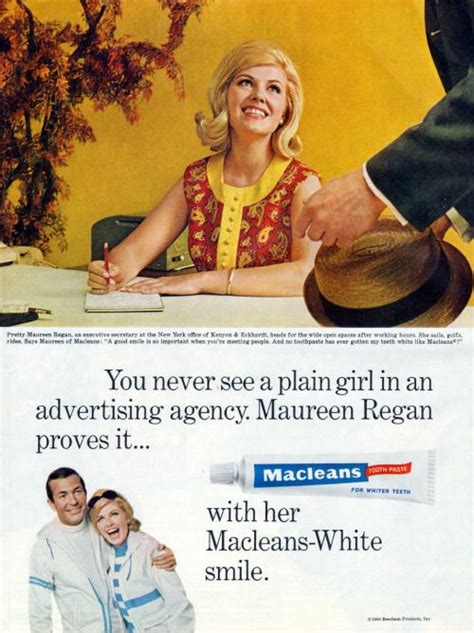 Classicads67 Macleans 1967 Mad Men Era Sexism With Images