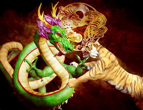 Detail Wallpaper Naga Vs Harimau Hd Koleksi Nomer 33