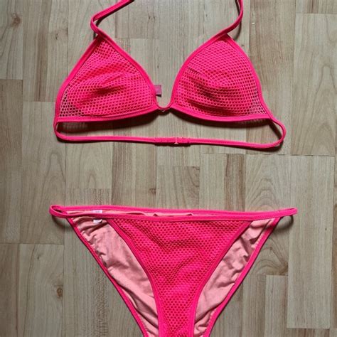 Victoria S Secret Swim Hot Pink Victoria Secret Bikini M Poshmark