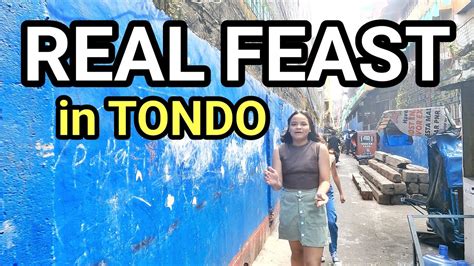 The Real Action Feast In Tondo Walking Alley Festival In Tondo Manila