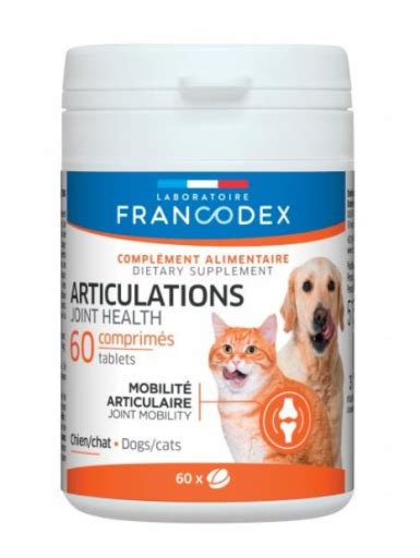 Francodex Suplemento para Articulaciones de Perros y Gatos Miscota España