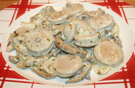 Boudin Blanc Au Porto Champignons Et Sauce La Cr Me Amafacon