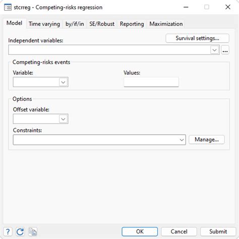 Competing Risks Regression Stata