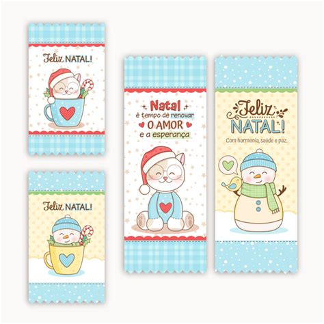 Adesivos Para Barra De Chocolate Natal