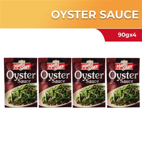 Mama Sitas Oyster Sauce Pouch 90g Pack Of 4 Lazada Ph