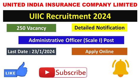 Uiic Ao Recruitment Uiic Recruitment United India Insurance