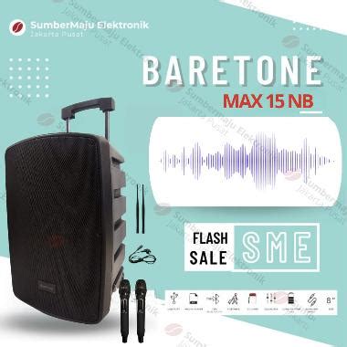 Jual PORTABLE WIRELESS BARETONE MAX 12 MHWR Gratis Stand Di Seller