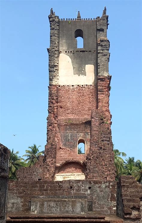 Velha Goa St Augustine Tower Church Of St Augustine Is Flickr