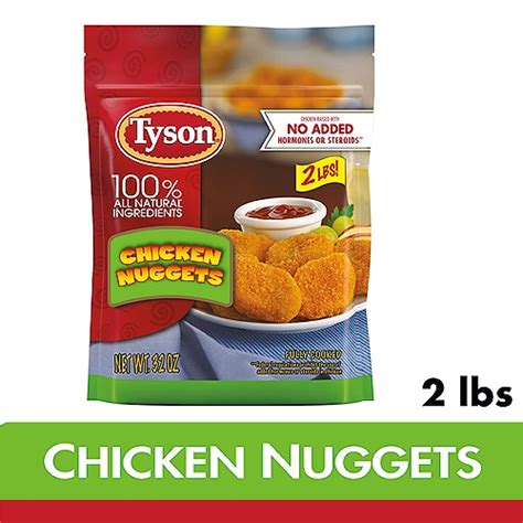 Tyson Fully Cooked Chicken Nuggets 32 Oz Frozen Shoprite