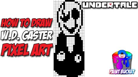 Undertale Pixel Art Grid Gaster Pixel Art Grid Gallery