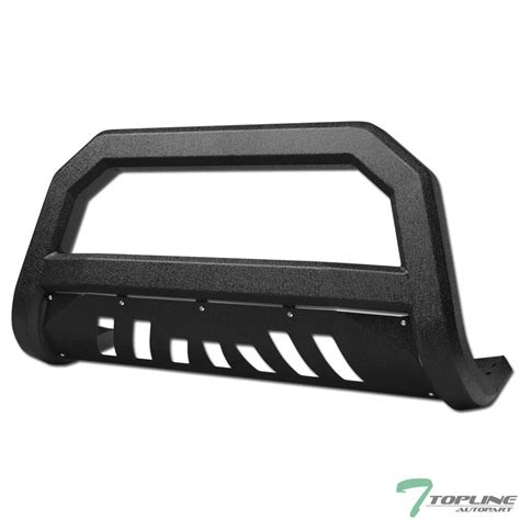 Tlaps Textured Black Avt Style Bull Bar Brush Push Front Bumper Grill