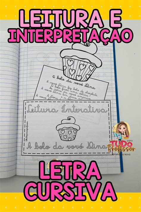 Leitura E Interpreta O Interativa De A A Z Cursiva Loja Tudo Para