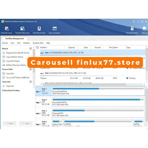 MiniTool Partition Wizard Technician V12 7 Latest 2023 Lifetime For