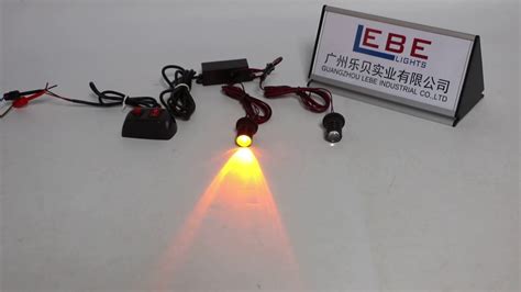 Lb1021 2 Amber Led Grille Strobe Light Youtube