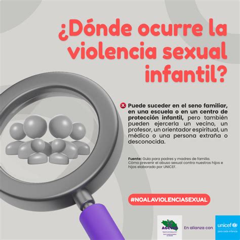 ¿has Escuchado Sobre La Violencia Sexual Infantil Agcvm Site