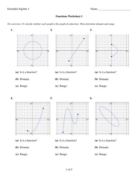 Function Worksheets Worksheets Library