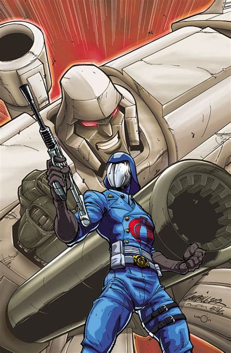 G I Joe Vs Transformers Cobra Commander Megatron Comic Art