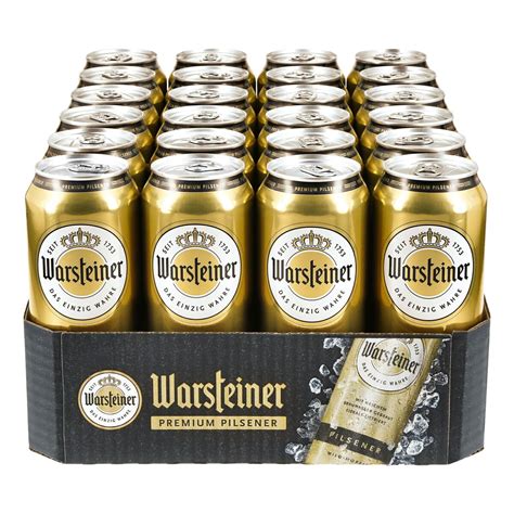 Warsteiner Premium Pilsener 4 8 Vol 0 5 Liter Dose 24er Pack Von