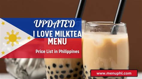 I Love Milktea Menu Philippines And Updated Prices 2024